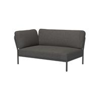 HOUE Canapé LEVEL - Basic-gris foncé - accoudoir gauche