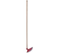 Houe de jardin, acier forgé, tête de 23 cm, pour désherber et ameublir le sol, construction robuste, outil de jardinage polyvalent