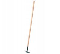 Houe KADAX, houe de jardin à desserrer, en métal, 14 cm, avec poignée en bois
