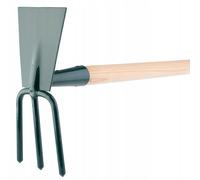 Houe KADAX, houe de jardin, houe double pour jardin, grande, 3 dents