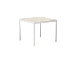 Houe - Table carrée Blanc