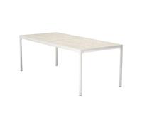 Houe - Table rectangulaire Blanc