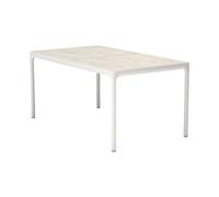 Houe - Table rectangulaire Blanc