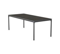 Houe - Table rectangulaire Noir