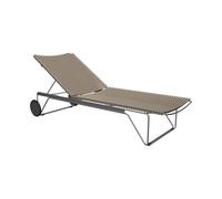 Houe - Transat inclinable à roulettes Beige