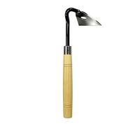 Houes pour le jardinage Serfouette à main en acier robuste avec manche en | Outil de Jardinage pour Repiquage pour creuser biner ameublir le sol couper repiquer jardiner extérieur cour potage
