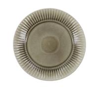 House Doctor Assiette Pleat Ø27 cm Gris-brun