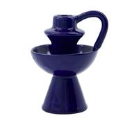 House Doctor Bougeoir Diva 14 cm Bleu