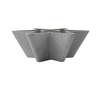 House Doctor Bougeoir Mold Star Gris