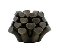 House Doctor Bougeoir Pine Cone Ø9 cm Laiton ancien