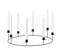 House Doctor Bougeoir Ring Ø50 cm Noir