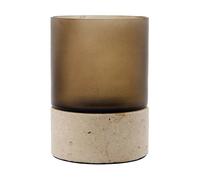 House Doctor Bougeoir Rivo 14 cm Marron