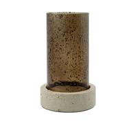 House Doctor Bougeoir Rivo 21.5 cm Marron