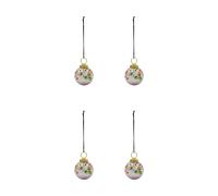 House Doctor Boule de Noël Antico lot de 4 Rose