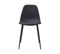 House Doctor Chaise Found similicuir Noir