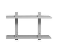 House Doctor Étagère Sheo gris 2 étages