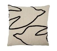 House Doctor Housse de coussin Fly 50x50 cm Noir-off white