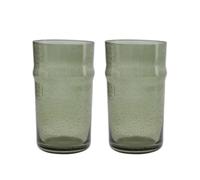 House Doctor - Lot de 2 Verres à Pluie Haut - Vert (262681014)