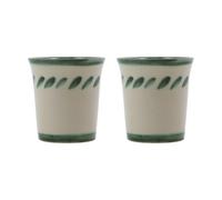 House Doctor Mug Diva 25 cl. lot de 2 Vert