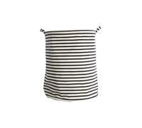 House Doctor Panier à linge Stripes House Doctor noir-blanc