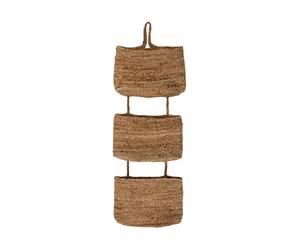 House Doctor Panier de rangement mural Ramla 35x109 cm Naturel