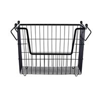 House Doctor Panier de rangement TAW grand noir mate