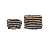 House Doctor Panier de rangement Zola. lot de 2 Nature