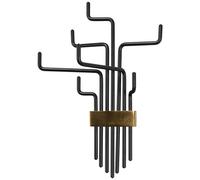 House Doctor Porte-manteau Pipes Noir
