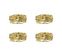 House Doctor Porte-serviettes Ring. lot de 4 Doré
