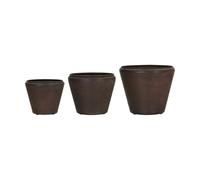 House Doctor Pot Funnel 3 pièces Antique brun