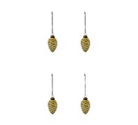 House Doctor Suspension de Noël Cone lot de 4 Or