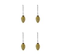 House Doctor Suspension de Noël Cone lot de 4 Vert