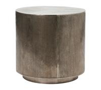 House Doctor Table basse Rota 50 cm Argent brossé
