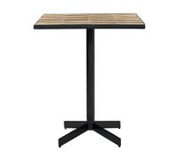 House Doctor Table de café Stripe 62x62 cm Dusty rose-beige