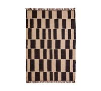 House Doctor Tapis Graph Noir-nature. 160x230 cm