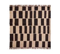 House Doctor Tapis Graph Noir-nature. 180x180 cm