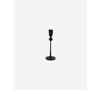 House Doctor Trivo Porte-Bougie Noir Hauteur 18 cm Diamètre 6 cm