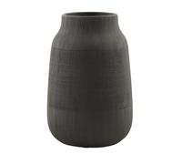 House Doctor Vase rainuré noir