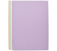 House of Card and Paper Lot de 50 cartes A4 220 g/m² Couleurs pastel HCP203 Jaune, bleu, vert, lilas, rose, arc-en-ciel