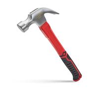 HOUSERAN Marteau de Charpentier Arrache-Clou 16oz Acier Carbone Forgé | Tête forgée en acier au carbone, panne arrache-clou et manche anti-vibration. Idéal pour charpente, menuiserie et bricolage.