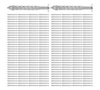 Housoutil 100pcs Clous D'expansion M8x70 en Acier Inoxydable Argenté pour Moquette Installation Rapide et Fixation Sécurisée du Sol