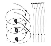 Housoutil 10pièces Lanière Porte-stylo Anti-perte Avec Anneau Silicone Pour Stylo Ou Stylet Lot