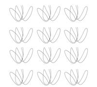 Housoutil 15 Pièces Cordons Élastiques en Nylon Noir pour Cahiers et Journaux, Design Extensible pour Regrouper Objets, pour Activités en Plein Air