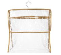 Housoutil 1pièce Pochette de Rangement Étanche Suspendue pour Salle de Bain avec Crochet Pochette Transparente Pratique pour Cosmétiques et Vêtements Organisateur Compact pour Voyage