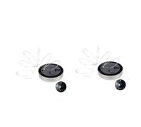 Housoutil 2 Pièces 10 Lanterne Solaire Lumières Guirlande Électrique Lampes Solaires En Pot Lampes Solaires Suspendues En Plein Air Guirlandes Blanche Fée Décorer