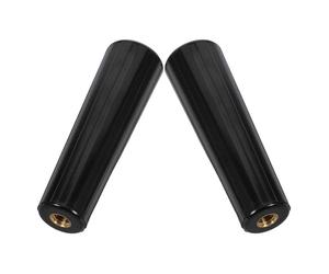 Housoutil 2 Pièces Poignée de Barre de Rôtisserie en Bakélite et Cuivre Filetage M8, Accessoire Barbecue Rotatif Résistant la Chaleur pour Camping et Barbecue