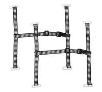 Housoutil 2 Pièces Sangle pour Casque de Chantier Y à 4 Points, Noire