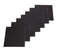 Housoutil 20 Feuilles Serviettes de Cocktail Noires pour Mariages et Occasions Spéciales 6,5x6,5 Pouces en Papier Double Couche