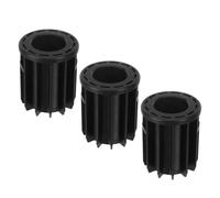 Housoutil 3 Pièces Manchon de Support de Piston pour Fauteuil de Bureau | Plastique Noir, Installation Rapide, Réglage Fluide, Réduit le Jeu, pour Chaise de Bureau et Vérin