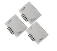 Housoutil 3 Pièces Mini Bloc-notes à Spirale Portable, Papier Fer Blanc | Cahier Simple, Format de Poche, Usage Voyage et Poésie, Souple au Toucher, Blanc